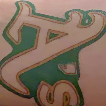 Oakland As tattoo on ankle