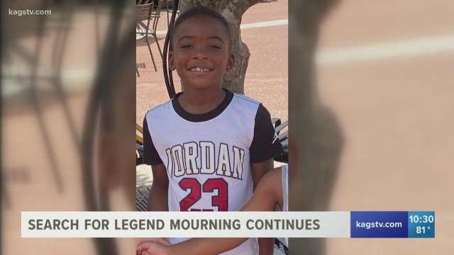 Search for six-year-old Legend Mourning continues