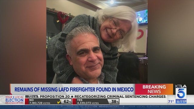 Remains of missing L.A. firefighter found in Mexico